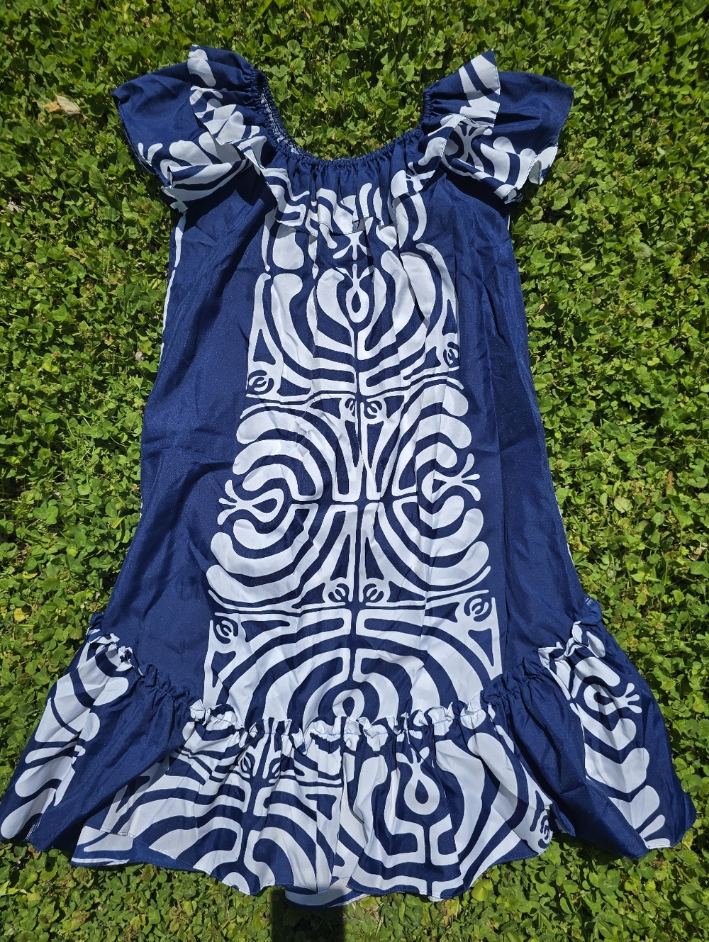 Vintage Hawaiian Dress MuuMuu Step In Midi NWOT Traditional Made In Hawaii